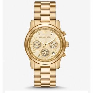 MICHAEL KORS RUNWAY GOLD-TONE WATCH